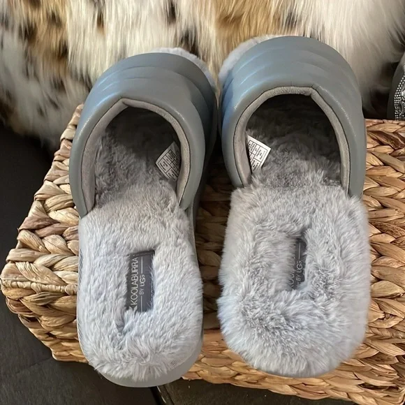 NWOT KOOLABURRA BY UGG SLIP ONS WOMEN SIZE 10 GRAY - Picture 3 of 7